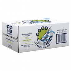 Good Tides Hard Seltzer Lemon Lime Cans 24 x 330mL