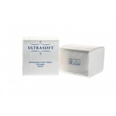 TOILET TISSUE ULTRASOFT INTERLEAVED 2PLY  250S pack size: 36