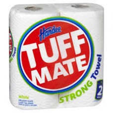 HANDEE TOWEL WHT 60SHTS TWIN PACK X 6