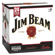 JIM BEAM&COLA CN 4.8% 24PK 375ML