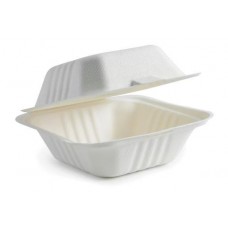 Sugarcane Burger Box 15*15*7.5cm Pack of 125
