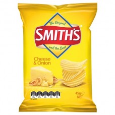 CHIPS SMITHS CRINKL CHSE/ONION 45GMX15