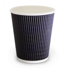 CUP COFFEE TRIPLE/WALL BLACK 280ML 25S X20