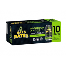 HARD RATED ALCOHOLIC LEMON LIME ZERO SUGAR PACK OF 30