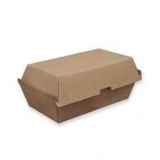 KRAFT PAPER BOARD LUNCH BOX REGULAR Pack of 50