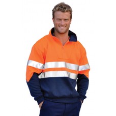 MEN'S HIGH VISIBILITY LONG SLEEVE FLEECY SWEAT 4XL, 5XL,7XL MEN'S HIGH VISIBILITY LONG SLEEVE FLEECY SWEAT 4XL, 5XL,7XL