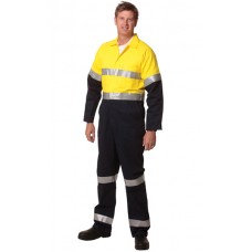 MEN'S COTTON DRILL COVERALL WITH 3M SCOTCHLITE REFLECTIVE TAPES MEN'S COTTON DRILL COVERALL WITH 3M SCOTCHLITE REFLECTIVE TAPES