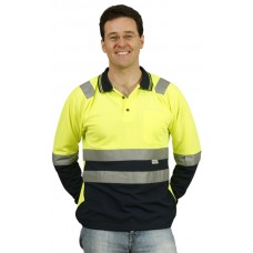 MEN'S TRUEDRY® SAFETY POLO WITH 3M REFLECTIVE TAPE 4XL,5XL,7XL MEN'S TRUEDRY® SAFETY POLO WITH 3M REFLECTIVE TAPE 4XL,5XL,7XL