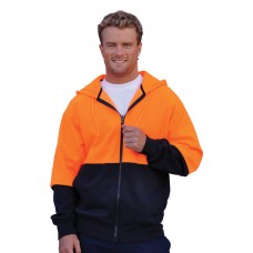 HIGH VISIBILITY 2 TONE FLEECY HOODIE 5XL, 7XL