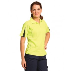LADIES' TRUEDRY® HI-VIS POLO WITH REFLECTIVE PIPING LADIES' TRUEDRY® HI-VIS POLO WITH REFLECTIVE PIPING
