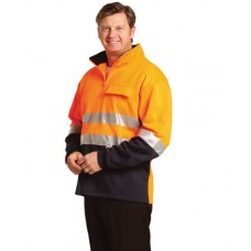 HI-VIS TWO TONE COTTON FLEECY SWEAT 3M REFLECTIVE TAPES 5XL,7XL