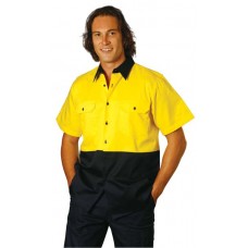 HIGH VISIBILITY SHORT SLEEVE WORK SHIRTS 5XL,7XL