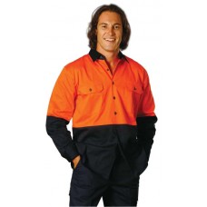 HIGH VISIBILITY LONG SLEEVE WORK SHIRTS 5XL,7XL