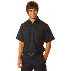 COOL-BREEZE COTTON SHORT SLEEVE WORK SHIRT 5XL, 7XL