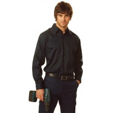 COOL-BREEZE COTTON LONG SLEEVE WORK SHIRT 5XL, 7XL