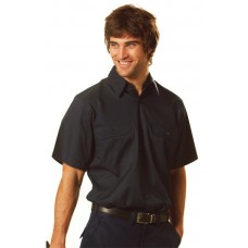 COTTON DRILL SHORT SLEEVE SHORT SLEEVE WORK SHIRT 4XL, 6XL,5XL, 7XL