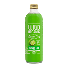 Wild Organic Sparkling Amazon Lime 345ml Pack Size:12