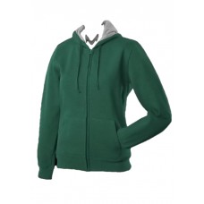 LADIES KOZI ZIP THRU HOODIE LADIES KOZI ZIP THRU HOODIE