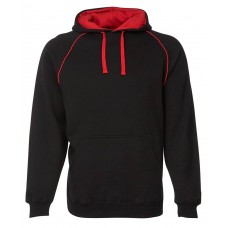 ADULTS CONTRAST FLEECY HOODIE