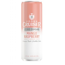 CRUISER SUGAR FREE MANGO RASPBERRY CANS 275ML PACK OF 24
