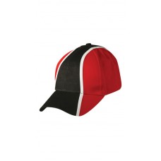 HEAVY BRUSHED COTTON TRI-COLOUR BASEBALL CAP