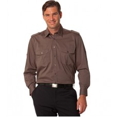 ADULT'S LONG SLEEVE MILITARY SHIRT