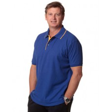 MEN’S POLY/COTTON CONTRAST PIQUE SHORT SLEEVE POLO MEN’S POLY/COTTON CONTRAST PIQUE SHORT SLEEVE POLO