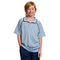 KIDS’ COOLDRY® RAGLAN SHORT SLEEVE CONTRAST POLO KIDS’ COOLDRY® RAGLAN SHORT SLEEVE CONTRAST POLO