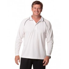 MEN’S COOLDRY® LONG SLEEVE CONTRAST COLOUR POLO MEN’S COOLDRY® LONG SLEEVE CONTRAST COLOUR POLO