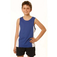 KIDS' MEN'S CONTRAST COOL- DRY® MESH SINGLET KIDS' MEN'S CONTRAST COOL- DRY® MESH SINGLET