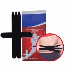 MUSCLE TAPE - PRE CUT PATCHES -BLACK-WRIST (SINGLE PACK) MUSCLE TAPE - PRE CUT PATCHES -BLACK-WRIST (SINGLE PACK)