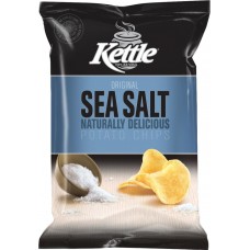 KETTLE NAT SEA SALT 45GM X 18
