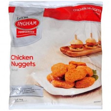 INGHAM RETAIL CHICKEN NUGGETS 1KG