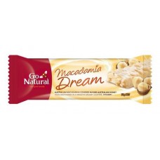 GO NATURAL MACADAMIA DREAM BAR 50GMX16