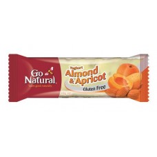 GO NATURAL YOGHURT ALMOND & APRICOT 40GMX16