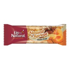 GO NATURAL ALMOND & APRICOT BAR 40GMX16