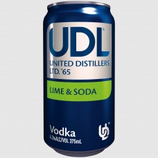 UDL VDK LIME & SODA 4% CAN 375ML