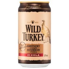 WILD TURKEY&COLA 4.8%CANS 375MLX24