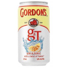 GORDONS GIN&TNC CAN 4.5% 375ML