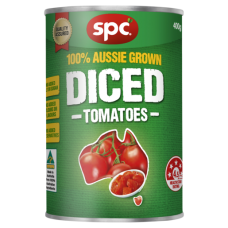 TOMATOES DICED 400GM SPC TOMATOES DICED 400GM SPC