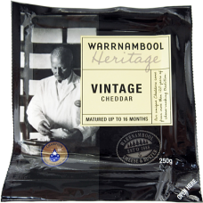 CHSE HERITAGE VINTAGE CHEDDAR CHEESE 250GM WARRNAMBOOL CHSE CHSE HERITAGE VINTAGE CHEDDAR CHEESE 250GM WARRNAMBOOL CHSE