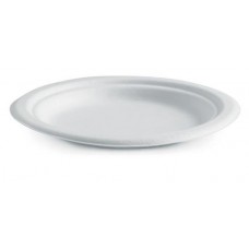SUGARCANE PAPER ROUND 7 INCH PLATES-PACK OF 50