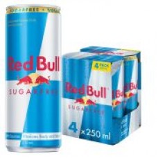 RED BULL ENERGY DRINK SUGAR FREE CN 250ML x 24
