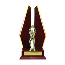 DOUBLE TRIANGLE WING TIMBER TROPHY 305MM DOUBLE TRIANGLE WING TIMBER TROPHY 305MM