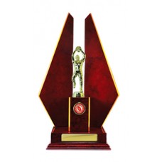 DOUBLE TRIANGLE WING TIMBER TROPHY 395MM DOUBLE TRIANGLE WING TIMBER TROPHY 395MM