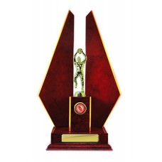 DOUBLE TRIANGLE WING TIMBER TROPHY 425MM DOUBLE TRIANGLE WING TIMBER TROPHY 425MM
