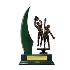 SINGLE CRESCENT WING TIMBER TROPHY 270MM SINGLE CRESCENT WING TIMBER TROPHY 270MM