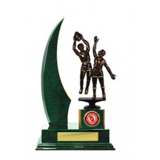 SINGLE CRESCENT WING TIMBER TROPHY 295MM SINGLE CRESCENT WING TIMBER TROPHY 295MM
