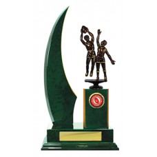 SINGLE CRESCENT WING TIMBER TROPHY 345MM SINGLE CRESCENT WING TIMBER TROPHY 345MM