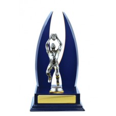 DOUBLE CRESCENT WING TIMBER TROPHY 270MM DOUBLE CRESCENT WING TIMBER TROPHY 270MM